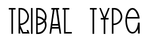 Tribal Type font
